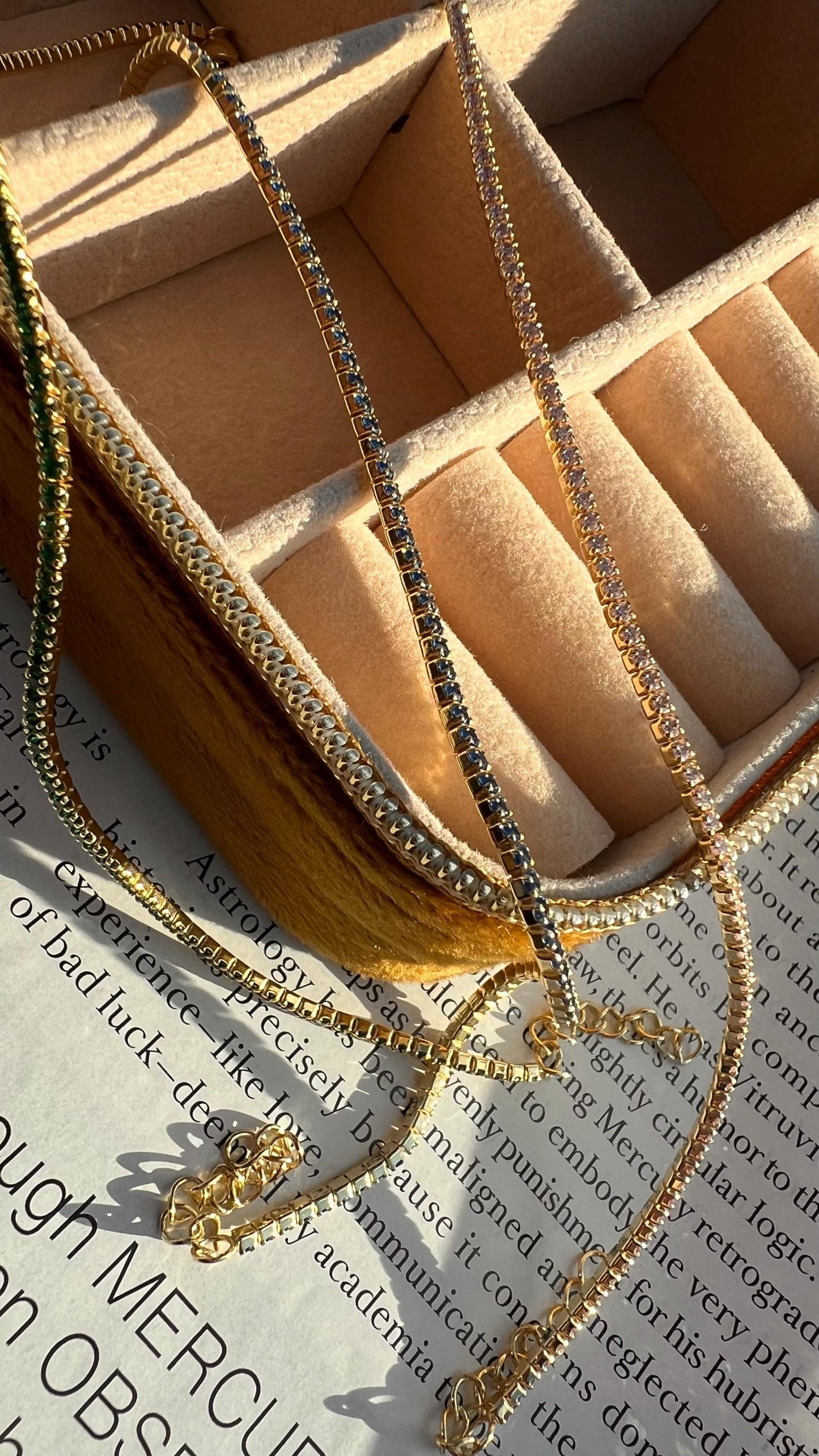 14K Gold Plated Birthstone Tennis Bracelet: Dainty Cubic Zirconia Jewelry