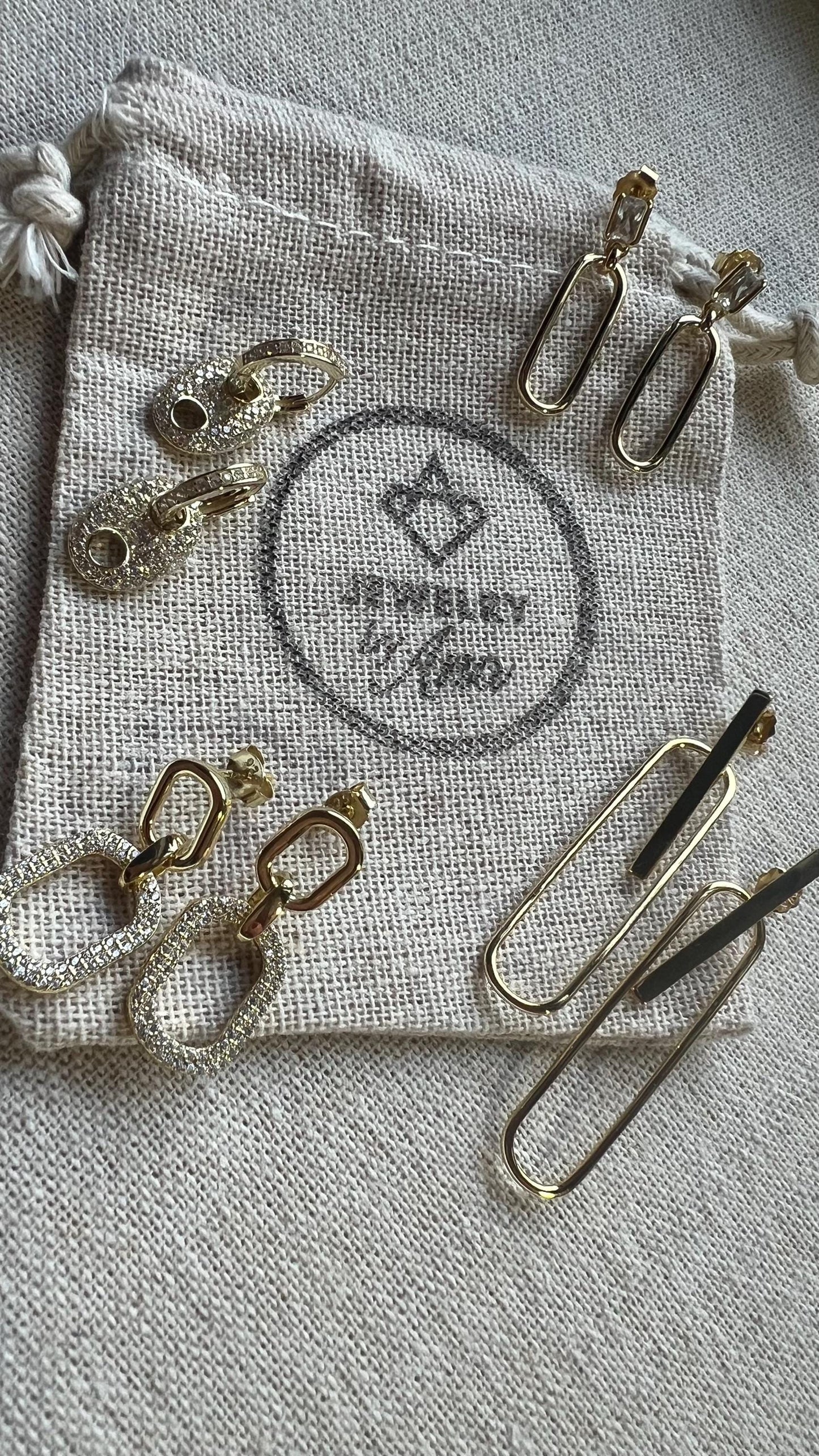 Gold Plated Sterling Silver Dangle Earrings,Geometric Boho Style Earrings,Long drop Earrings,Dangle Earrings,Gold Drop Earrings