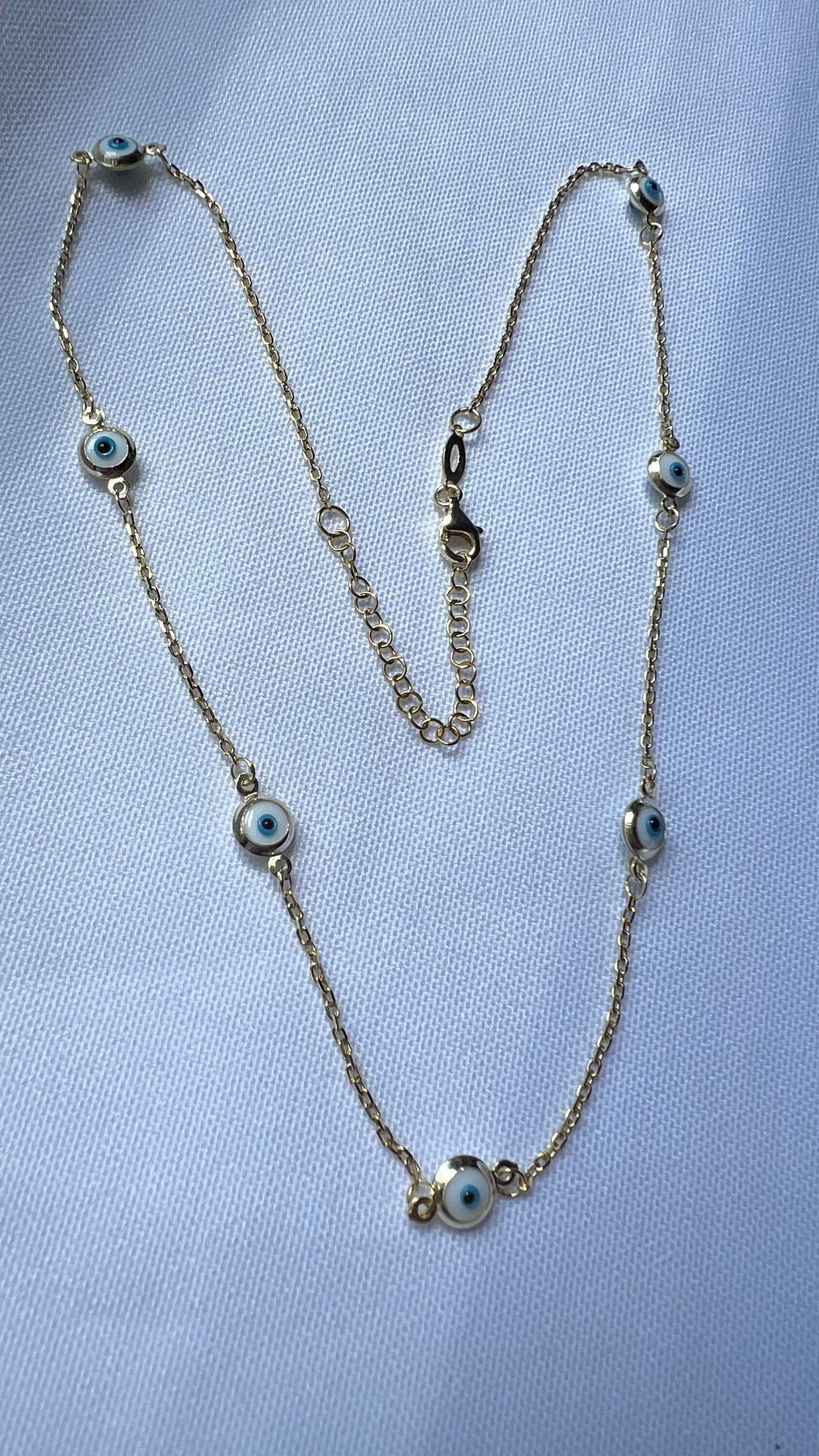 Evil eye necklace, protection necklace, evil eye pendant necklace,evil eye charm , blue evil eye  choker necklace, summer jewelry