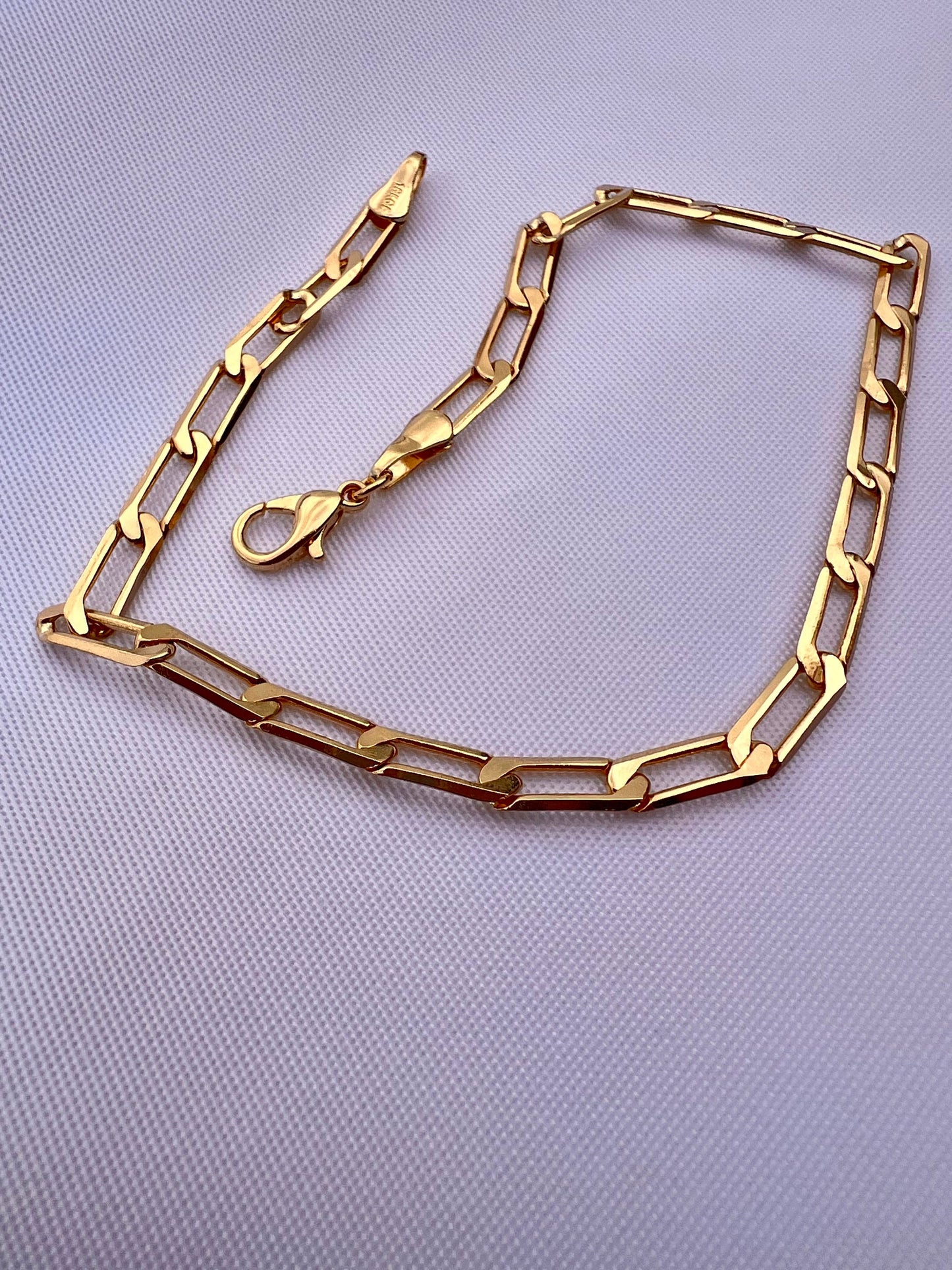 18k gold filled Ankle bracelet,anklet for women gold anklet non tarnish summer jewelry, foot jewelry, chain anklet,paperclip anklet bracelet