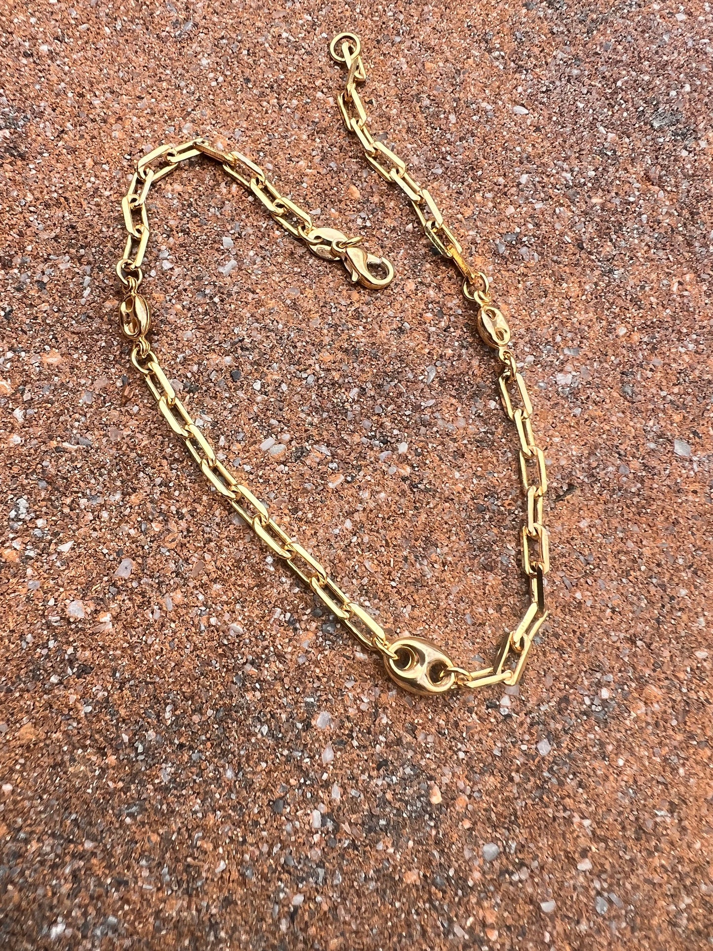 Ankle bracelet, anklet for women ,anklet fir women gold ,Paperclip chain anklet layering amklet , gold filled paperclip anklet,foot jewelry