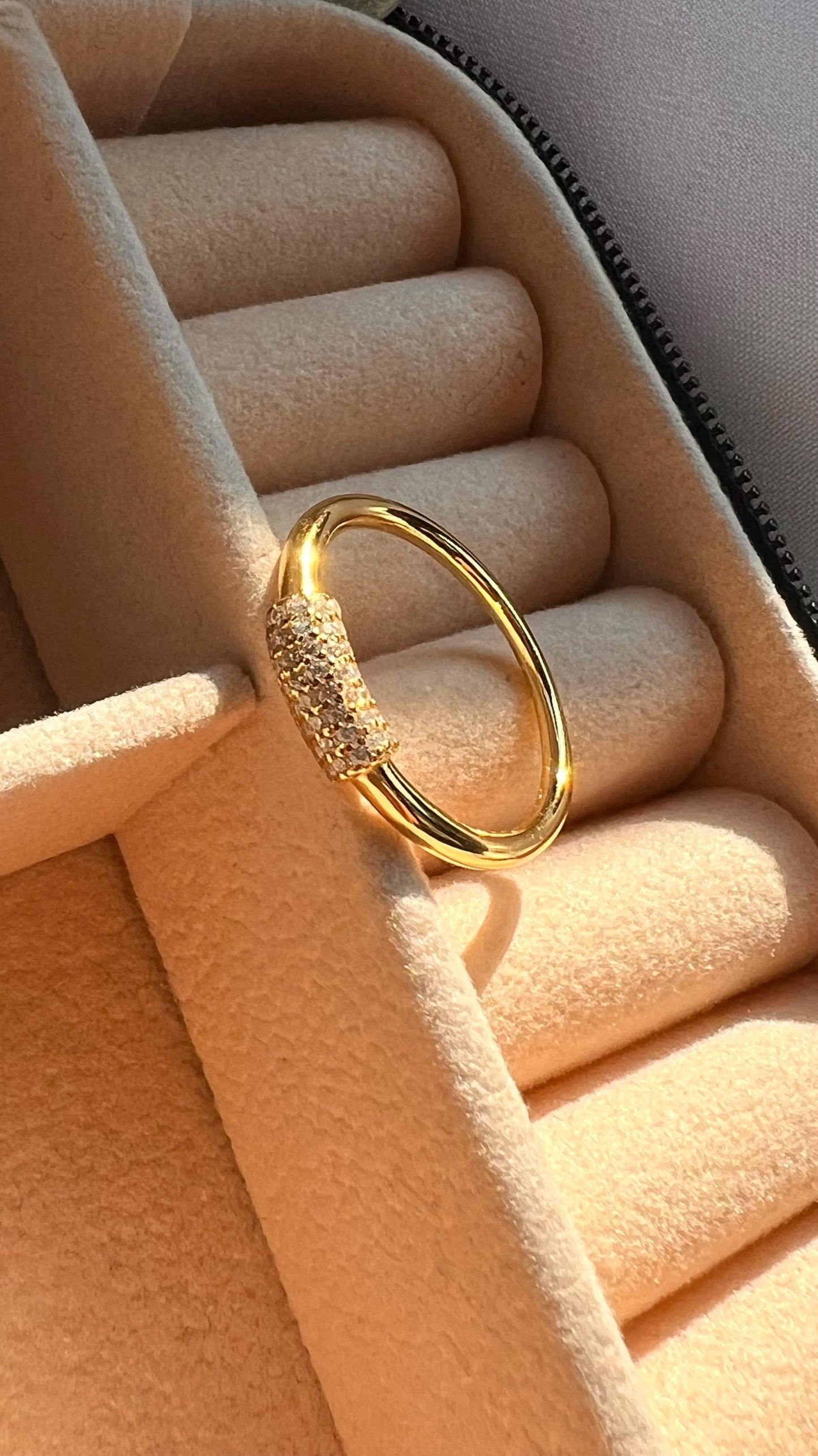 14K Gold-Plated CZ Band Ring,Dainty Stackable Jewelry,Stackable gold rings,dainty gemstone stacking ring,wedding jewelry for her