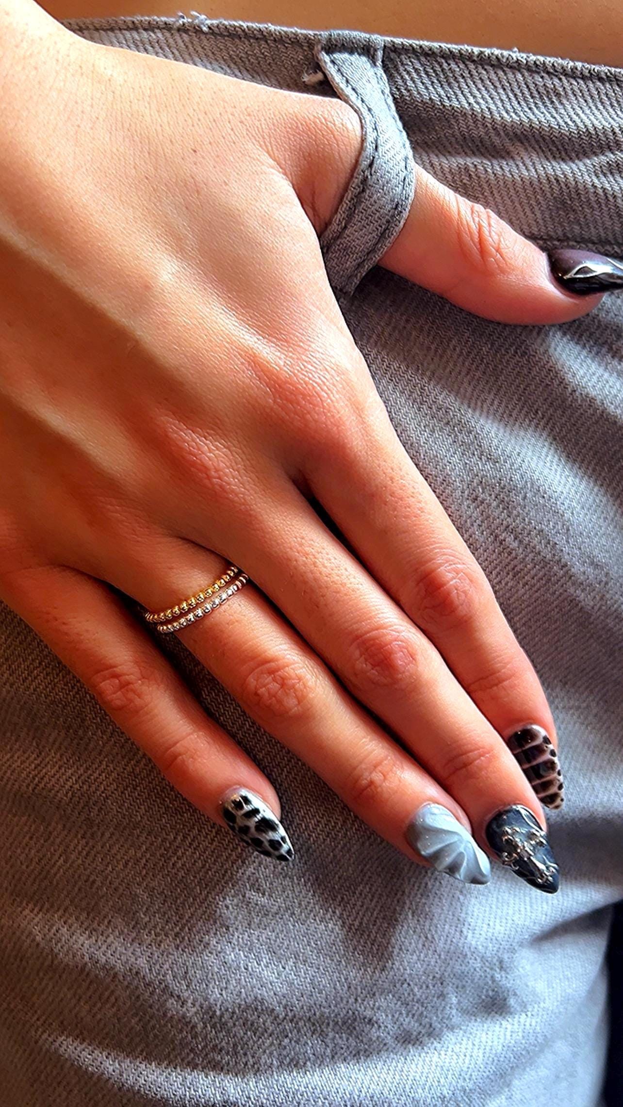 Gold Plated Beaded Stacking Ring, Sterling Silver Unisex Band,minimalist Jewelry,Thin Band,Beaded Wedding Band Thin Stacking Ring