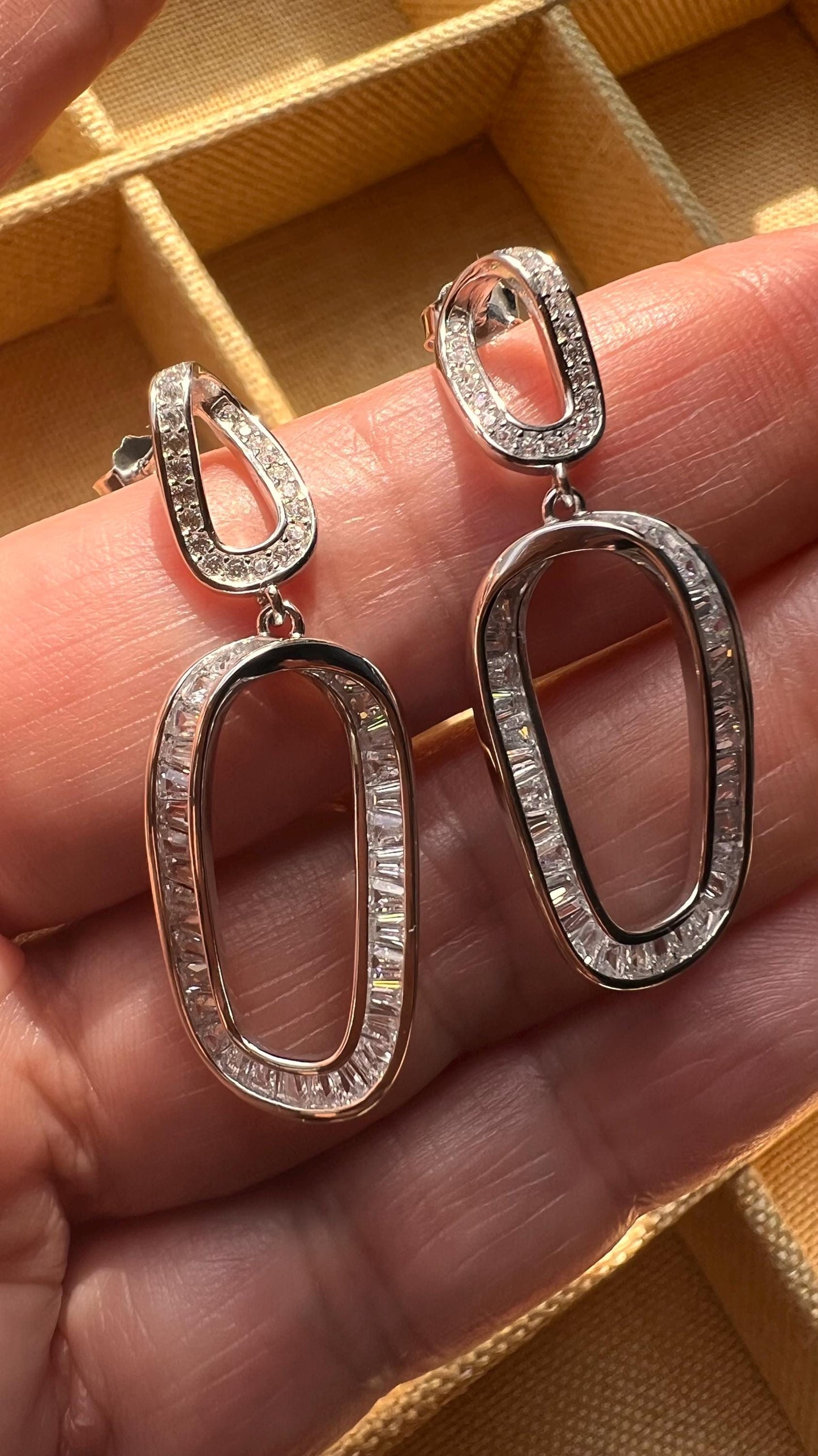 Hanging Earrings,Bridal Earrings,Cubic Zirconia Drop Earrings,Dangle Earrings,Wedding Jewelry