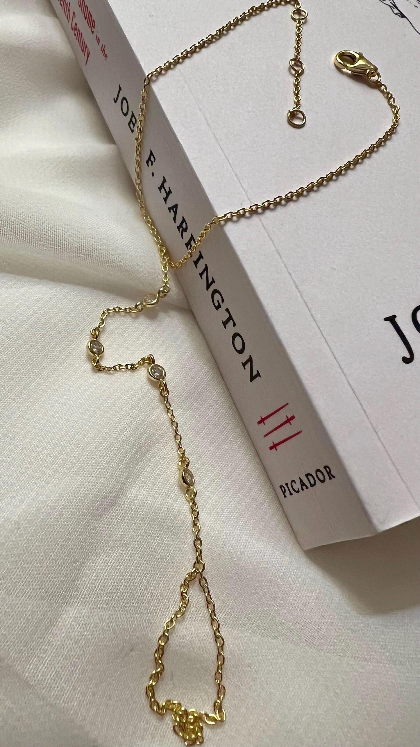 14 K gold plated finger bracelet,CZ hand chain ,Dainty Slave Bracelet, Adjustable CZ Jewelry,Bridal Jewelry,Everyday Jewelry Gift for Her