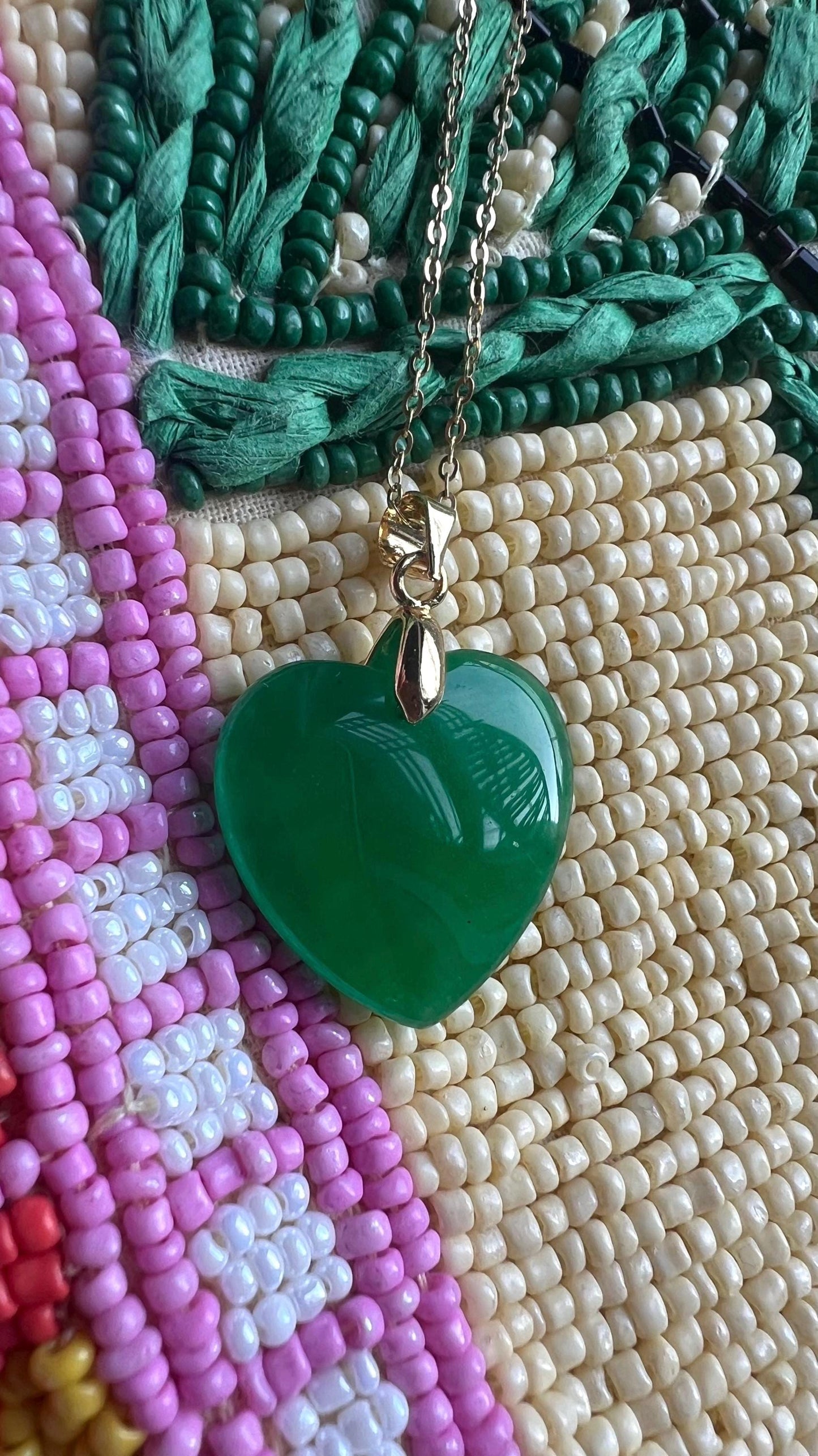 Jade Pendant Necklace spiritual jewelry green jade necklace heart shaped necklace Jade jewelry Love Jewelry,gift ideas for her